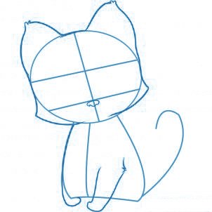 dessiner un chat - etape 2 dessiner un chat - etape 2