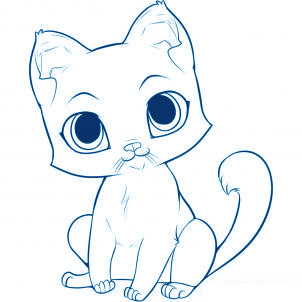 dessiner un chat - etape 5 dessiner un chat - etape 5
