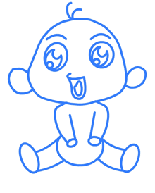 dessiner un bébé - etape 5 dessiner un bébé - etape 5