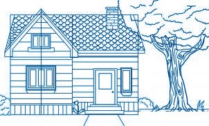dessiner une maison - etape 7 dessiner une maison - etape 7