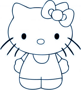 dessiner Hello Kitty - etape 4