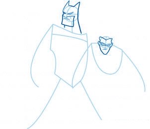 dessiner Batman et Robin - etape 4 dessiner Batman et Robin - etape 4