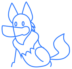 dessiner un chien - etape 3 dessiner un chien - etape 3