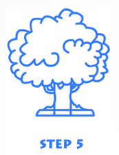 dessiner un arbre - etape 5 dessiner un arbre - etape 5