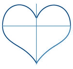 dessiner un coeur - etape 5 dessiner un coeur - etape 5