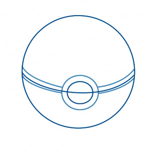 dessiner une pokeball - etape 4