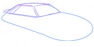 dessiner une voiture Mustang - etape 2