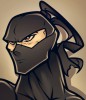 dessin de visage ninja termine