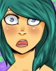 dessin de visage etonne