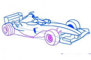 dessiner une voiture de Formule 1 - etape 5