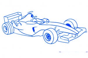 dessiner une voiture de Formule 1 - etape 6