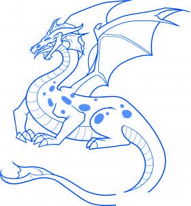 comment dessiner un dragon - etape 10