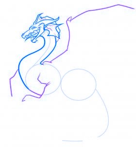 comment dessiner un dragon - etape 6