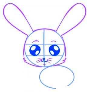 dessiner un lapin - etape 3