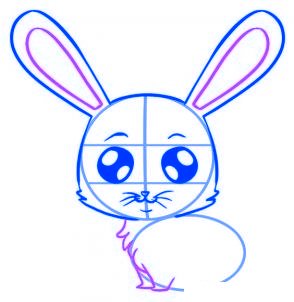 dessiner un lapin - etape 4