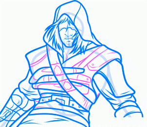 dessiner assassins creed - etape 8