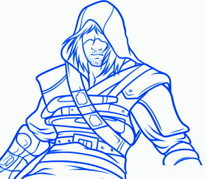 dessiner assassins creed - etape 9