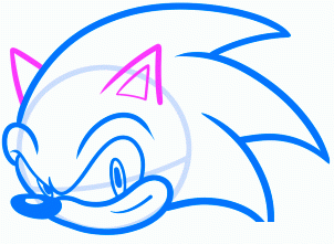 dessiner sonic - etape 6