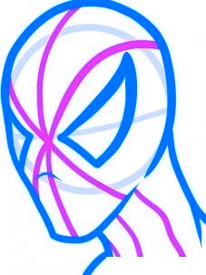 dessiner spiderman - etape 5