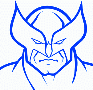 dessiner wolverine - etape 5