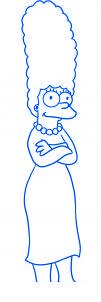 dessiner marge simpson - etape 4