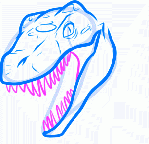 dessiner un raptor - etape 5