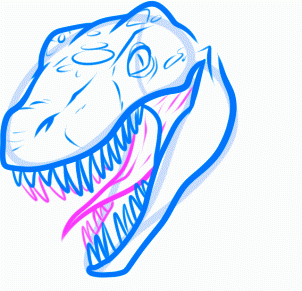 dessiner un raptor - etape 6