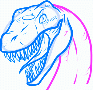 dessiner un raptor - etape 7