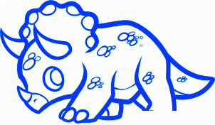 dessiner un triceratops - etape 6