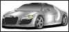 dessin de voiture Audi R8