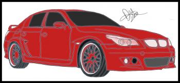 Dessin voiture tuning bmw #7