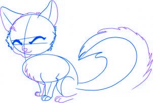 dessiner un renard de dessin anime - etape 3 dessiner un renard de dessin anime - etape 3