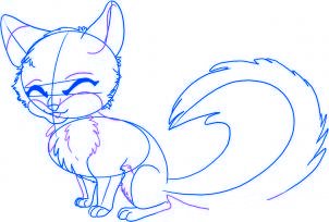 dessiner un renard de dessin anime - etape 4 dessiner un renard de dessin anime - etape 4