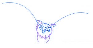 dessiner une chauve souris de dessin anime - etape 4