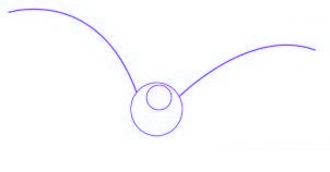 dessiner une chauve souris de dessin anime - etape 1 dessiner une chauve souris de dessin anime - etape 1