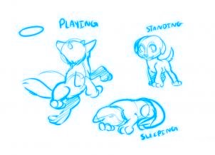 dessiner un chien de dessin anime - etape 2 dessiner un chien de dessin anime - etape 2