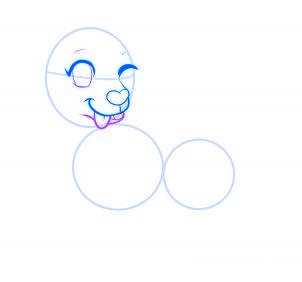 dessiner un chien de dessin anime - etape 6 dessiner un chien de dessin anime - etape 6