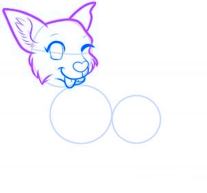 dessiner un chien de dessin anime - etape 7 dessiner un chien de dessin anime - etape 7