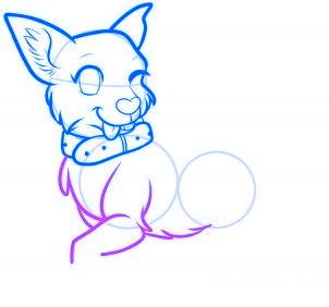 dessiner un chien de dessin anime - etape 9 dessiner un chien de dessin anime - etape 9