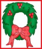 dessin de couronne de noel