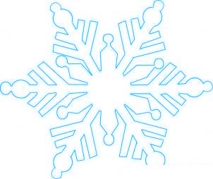 dessiner un flocon de neige de noel - etape 5 dessiner un flocon de neige de noel - etape 5