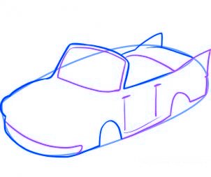 dessiner une voiture - etape 3