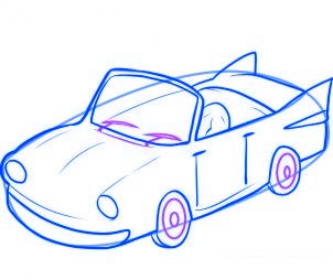 dessiner une voiture - etape 5