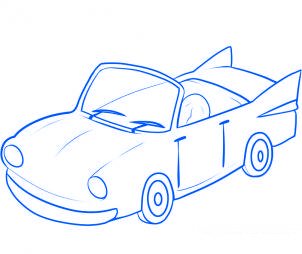 dessiner une voiture - etape 6