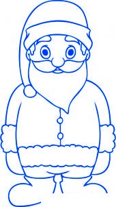 dessiner un pere noel facilement - etape 6