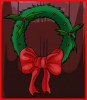 dessin de couronne de noel