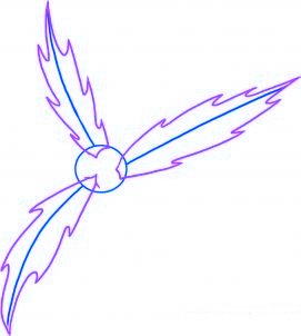 dessiner du houx de noel - etape 2 dessiner du houx de noel - etape 2
