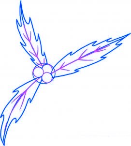 dessiner du houx de noel - etape 3 dessiner du houx de noel - etape 3