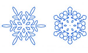 dessiner un flocon de neige de noel - etape 4 dessiner un flocon de neige de noel - etape 4