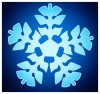 dessin de flocon de neige de noel
